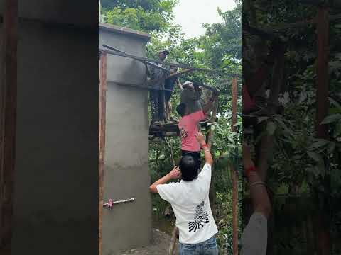 Connecting and securing the solar panels video thumbnail